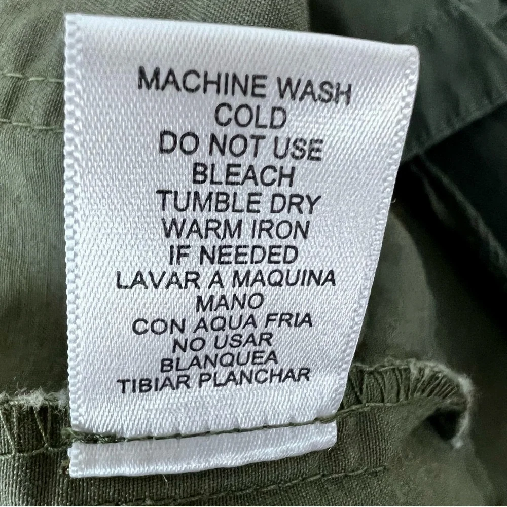 LOVE TREE OLIVE GREEN UTILITY JACKET SZ M - Picture 14 of 15